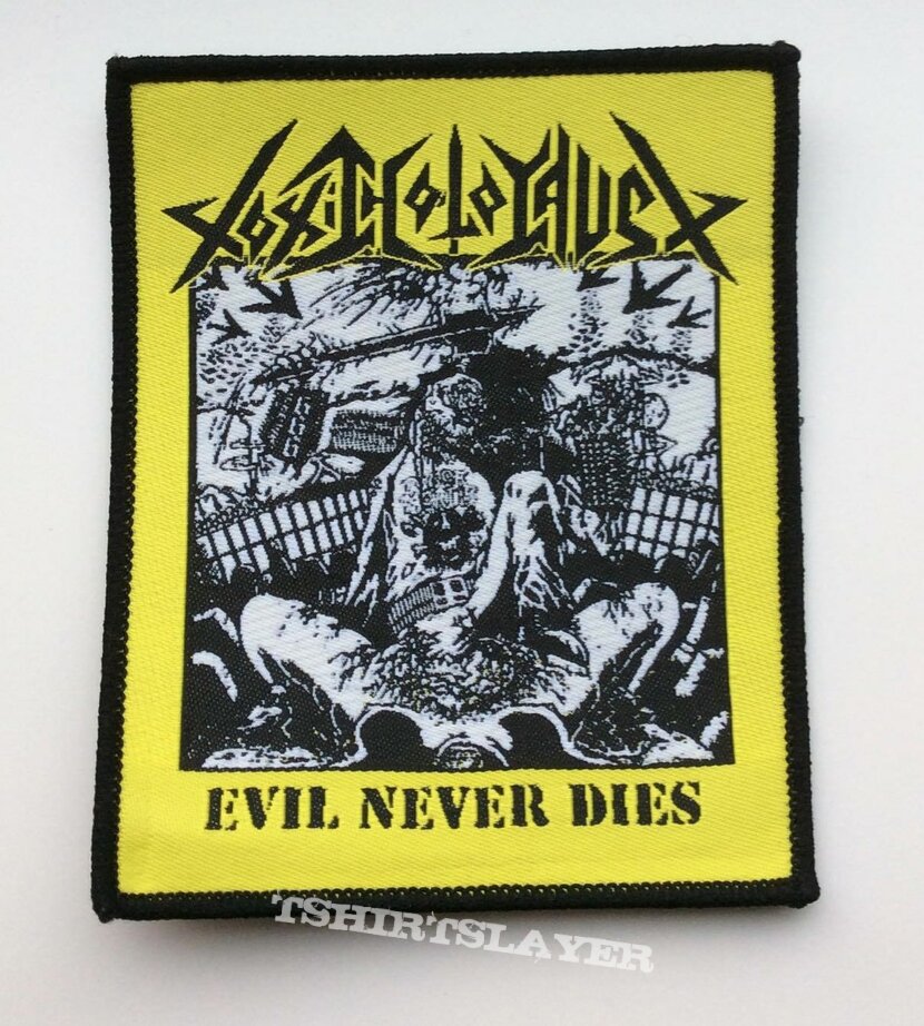 Toxic Holocaust - Evil Never Dies Bootleg Woven Patch