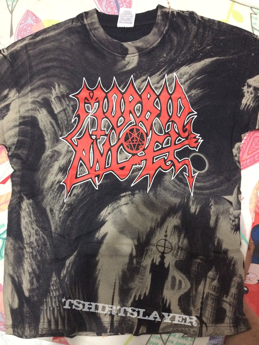 Morbid Angel allover t-shirt Gateways to Annihilation | TShirtSlayer ...