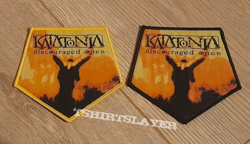 Katatonia - Discouraged Ones woven patches by Blood like Rain