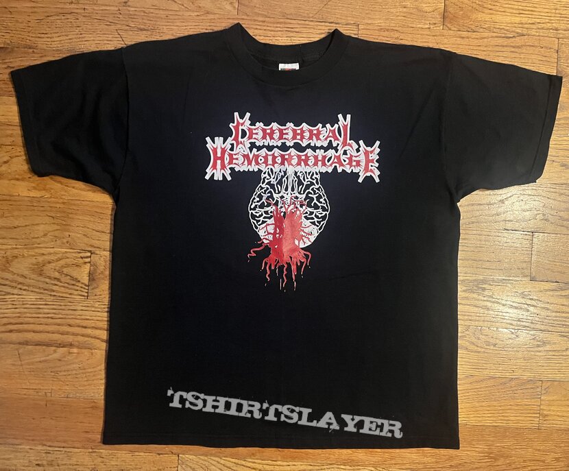 Cerebral Hemorrhage Shirt TShirtSlayer TShirt and BattleJacket Gallery