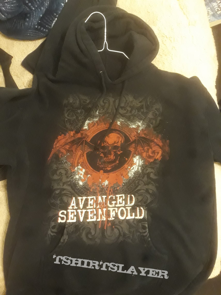 Avenged sevenfold zip on sale hoodie