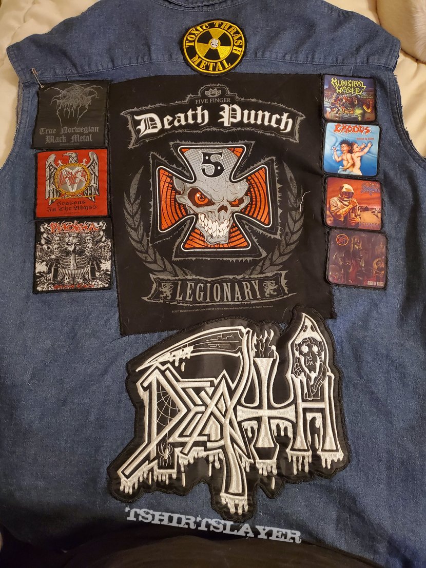 Five Finger Death Punch Denim Heavy Metal Vest