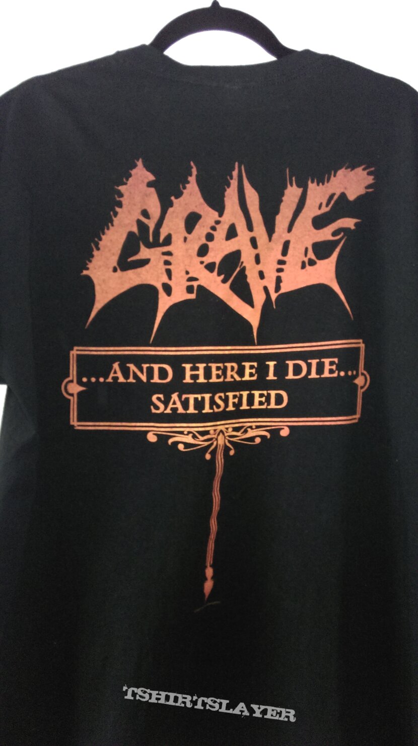 Grave - and here I Die Satisfied | TShirtSlayer TShirt and BattleJacket ...