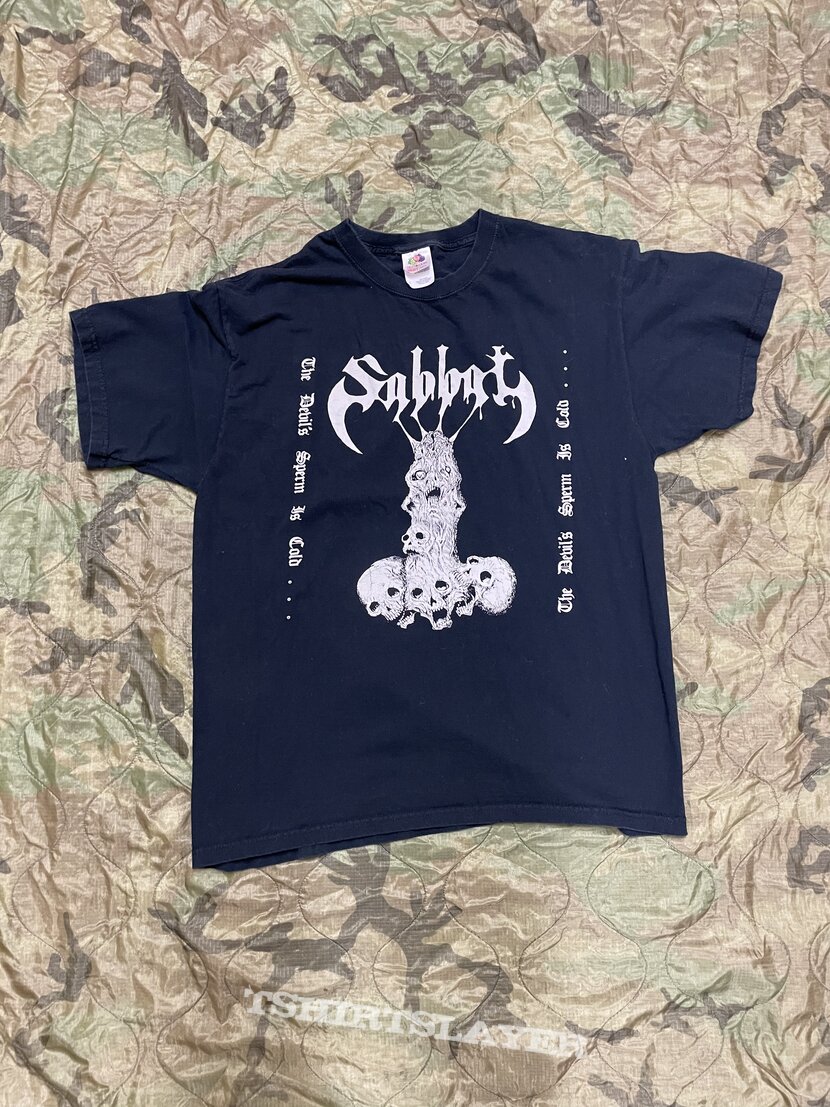 Sabbat (JPN) Sabbat "The Devils Sperm Is Cold..." Tshirt Sabbat (JPN) Sabbat "The Devils Sperm Is Cold..." Tshirt
