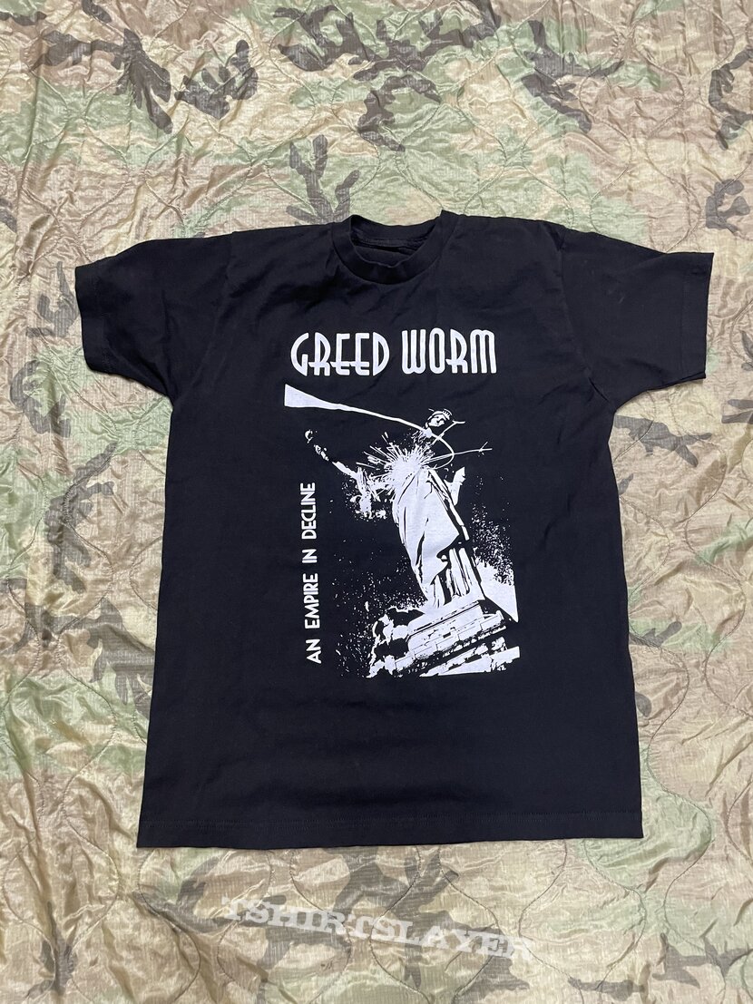 Greed Worm &quot;Empire in Decline&quot; tshirt