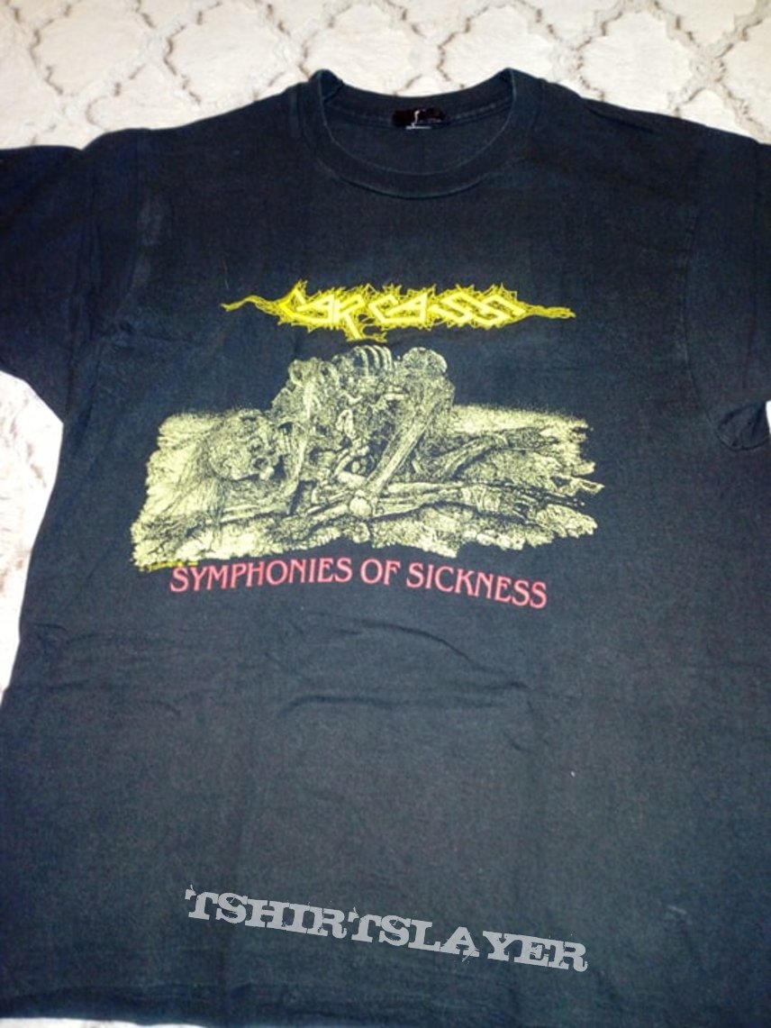 carcass-symphonies of sickness tshirt