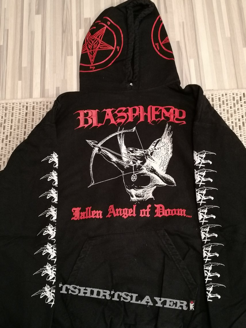 Blasphemy - Old Fallen Angel of Doom Hoodie | TShirtSlayer TShirt and ...