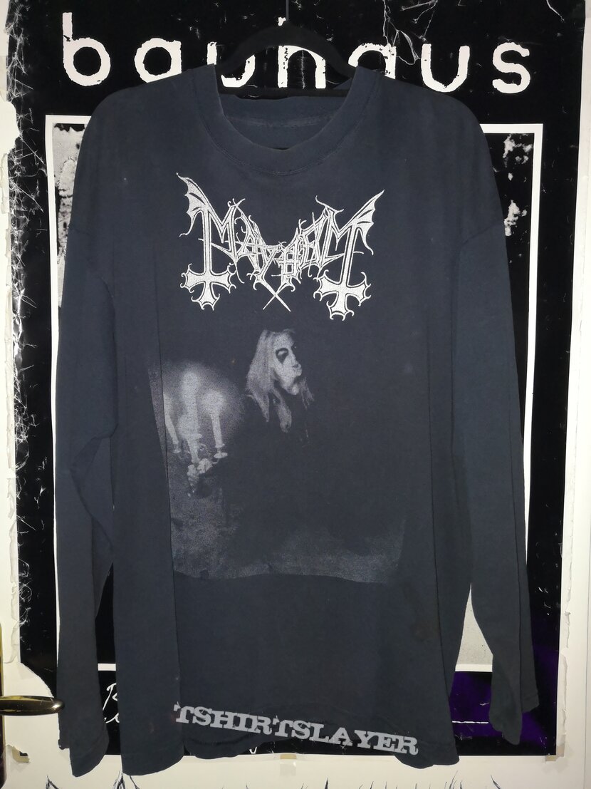 Mayhem Live in Leipzig Original Longsleeve from &#039;93