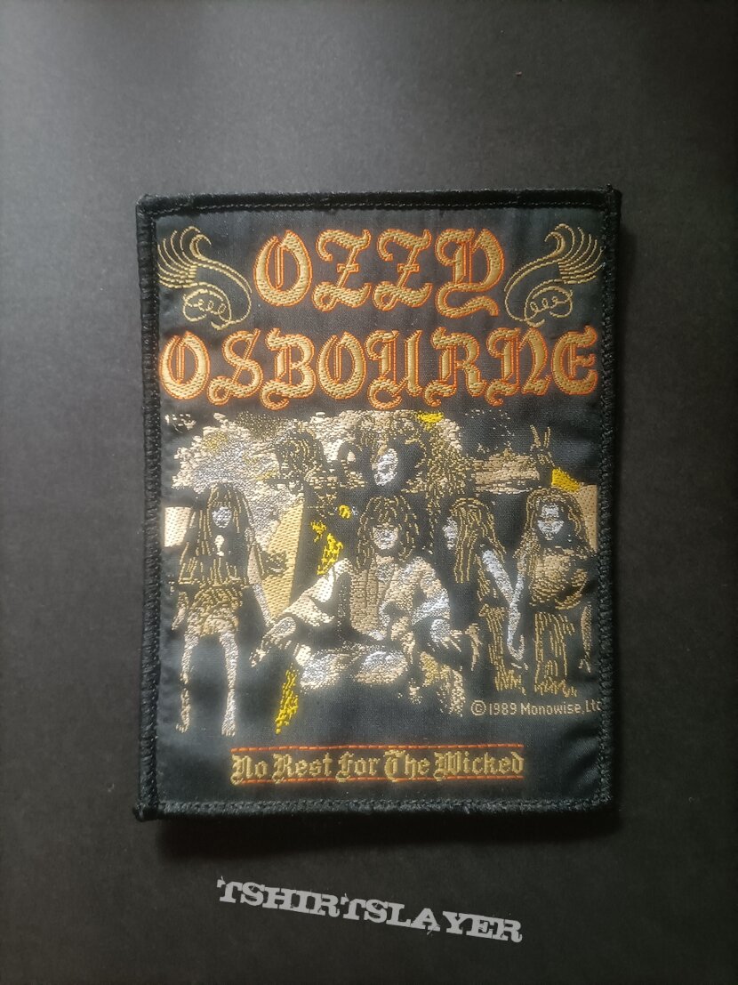 Ozzy Osbourne patches