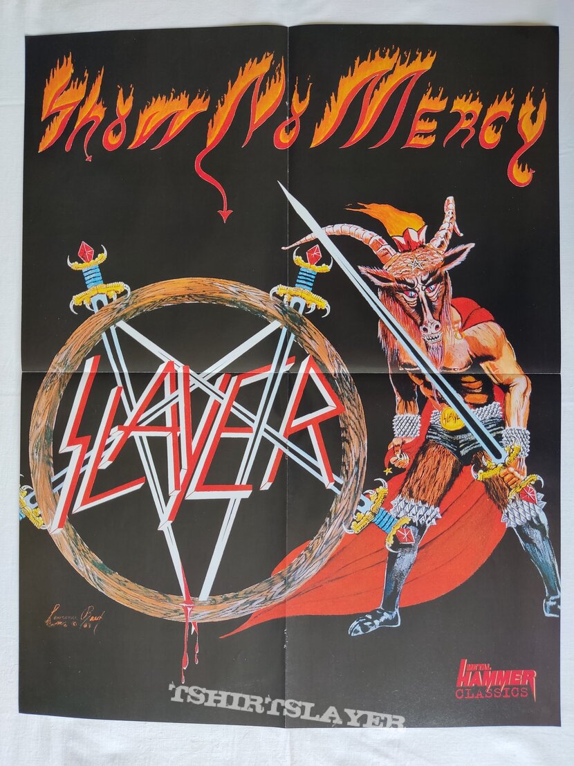 Slayer - Show No Mercy/Metallica - Kill'em All - poster