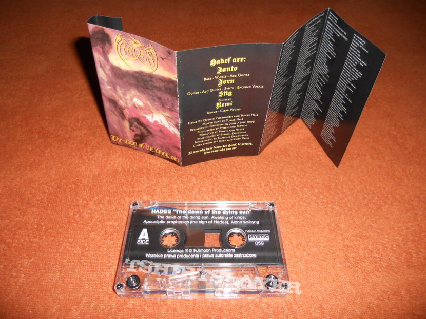 Hades - The Dawn Of The Dying Sun - tape
