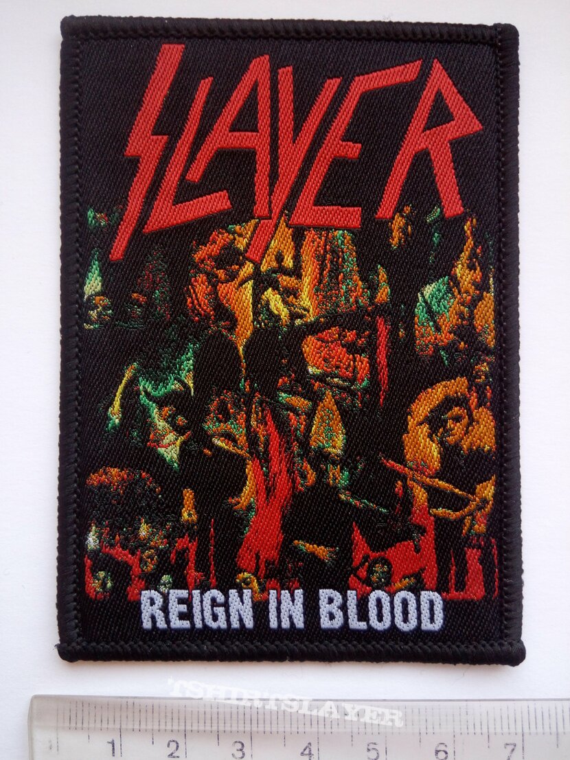 Slayer - Reign In Blood - woven patch