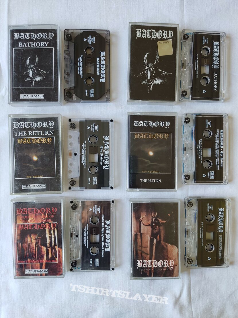 Bathory/Quorthon - cassette tapes collection