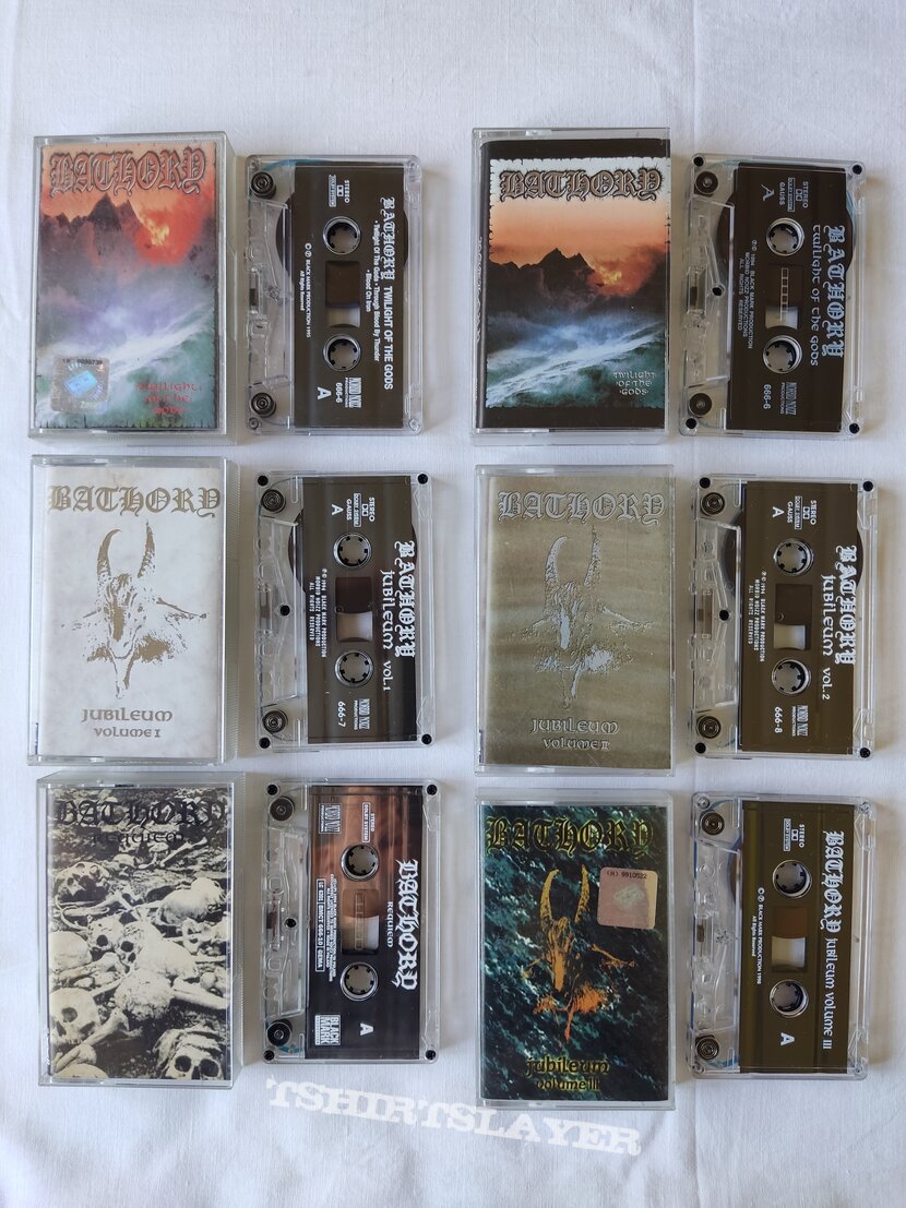 Bathory/Quorthon - cassette tapes collection