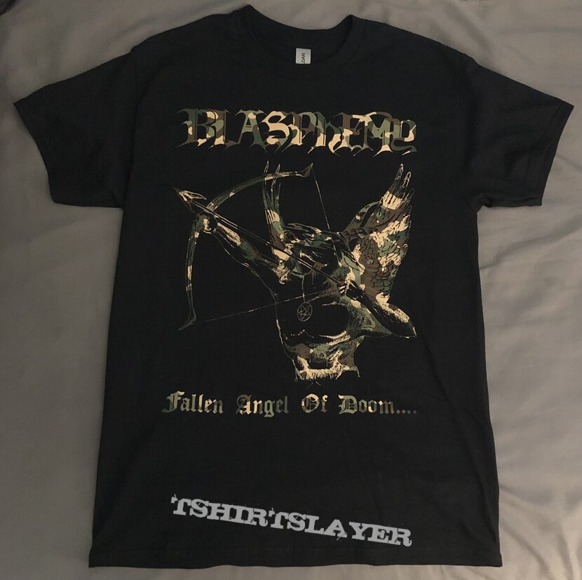 Blasphemy- Fallen Angel Of Doom…. NWN Fest VI camo shirt