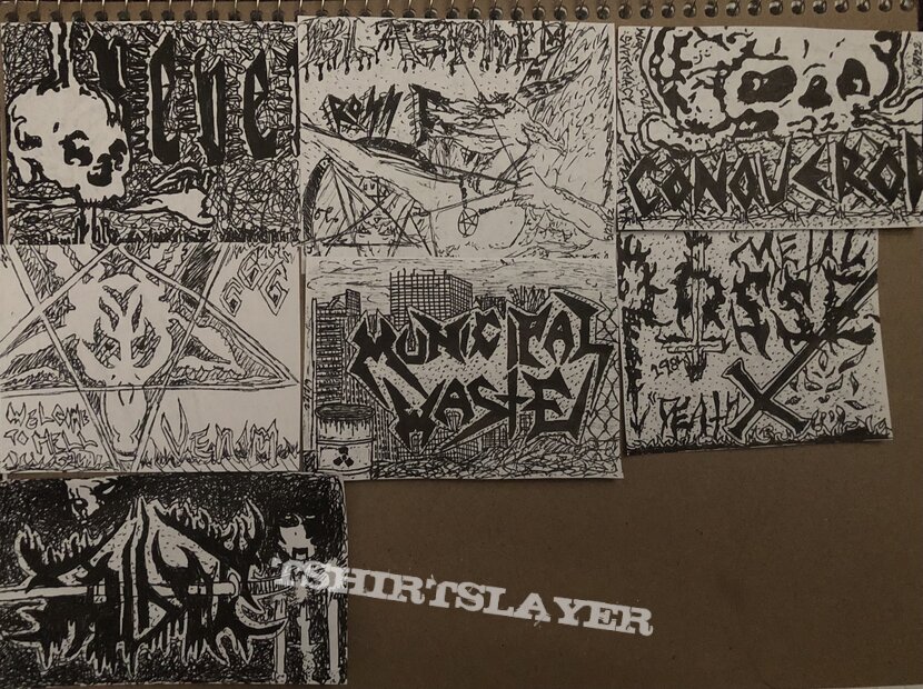 Revenge Various band drawings