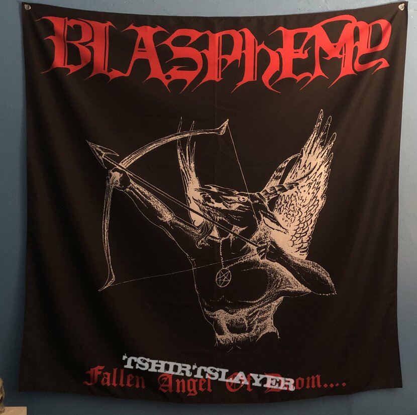 Blasphemy- Fallen Angel Of Doom…. 56inch Flag | TShirtSlayer TShirt and ...