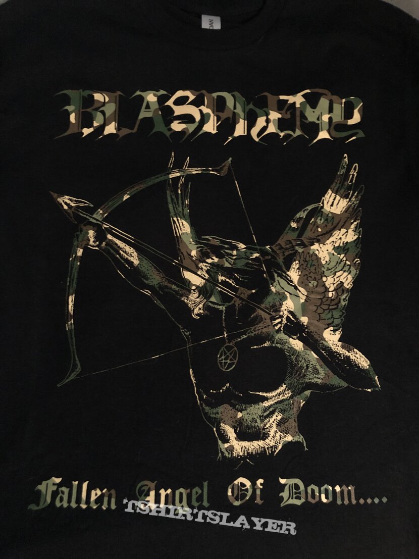 Blasphemy- Fallen Angel Of Doom…. NWN Fest VI camo shirt