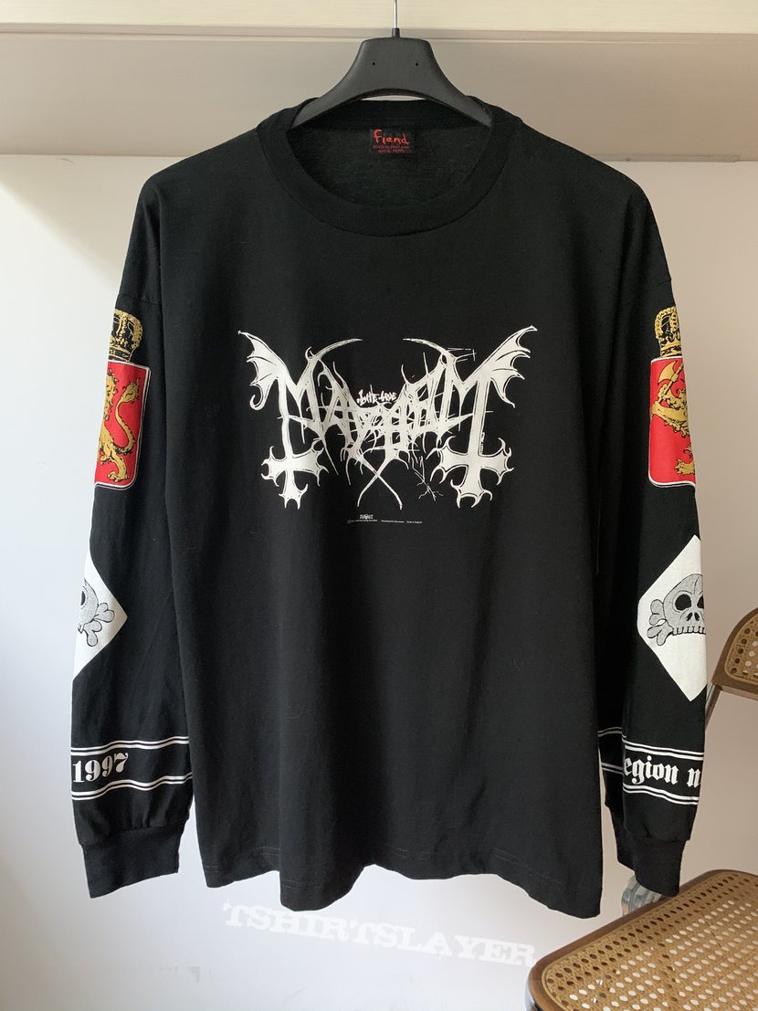 Mayhem Legion Norge Longsleeve Shirt 1997