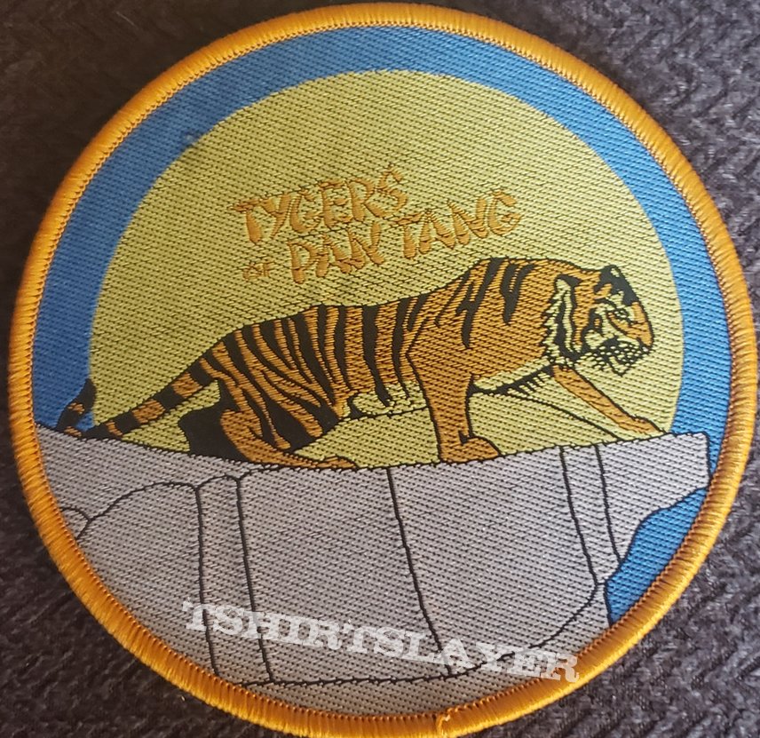 Tygers of pan tang gold circular patch