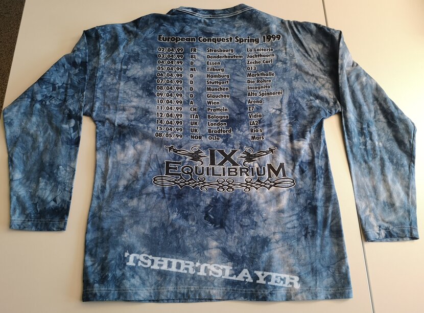 EMPEROR IX Equilibrium Tour European Conquest Spring 1999 Longsleeve