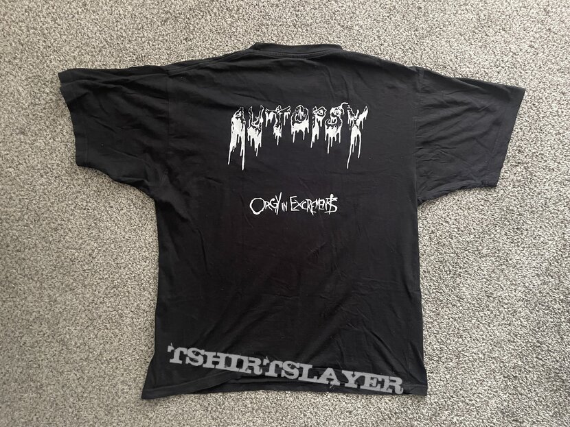 Autopsy 1992 Orgy In Excrements Shirt