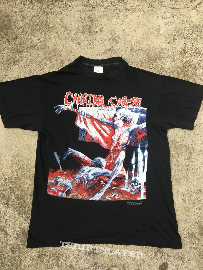 1992-Cannibal Corpse Tomb Of The Mutilated Blue Grape/Direct Merchandising  | TShirtSlayer TShirt and BattleJacket Gallery