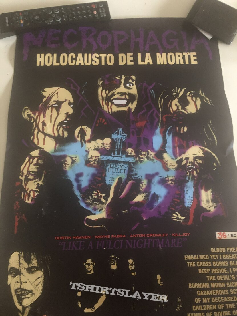 Necrophagia Holocausto De La Morte Poster