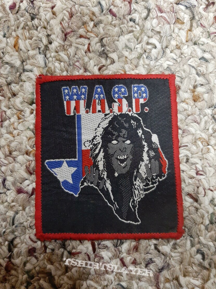 W.A.S.P. Wasp red border blind in texas 