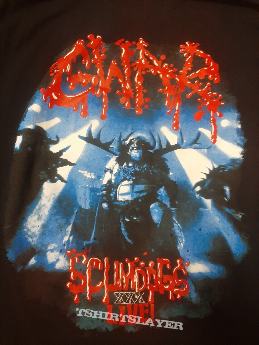 Gwar scumdogs 30th tour shirt | TShirtSlayer TShirt and BattleJacket ...