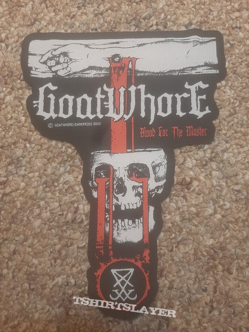 Goatwhore blood for the master fuckin huge patch 