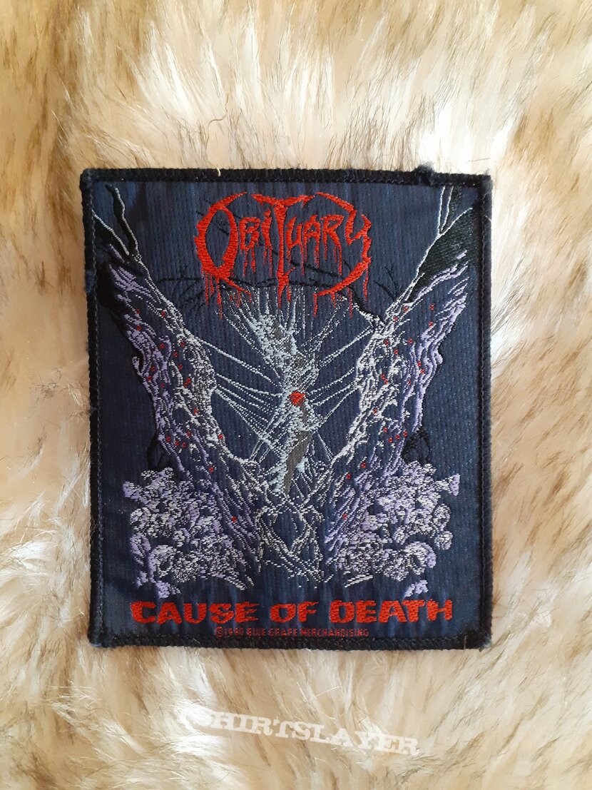 Obituary - &quot;Cause of Death &quot; Patch