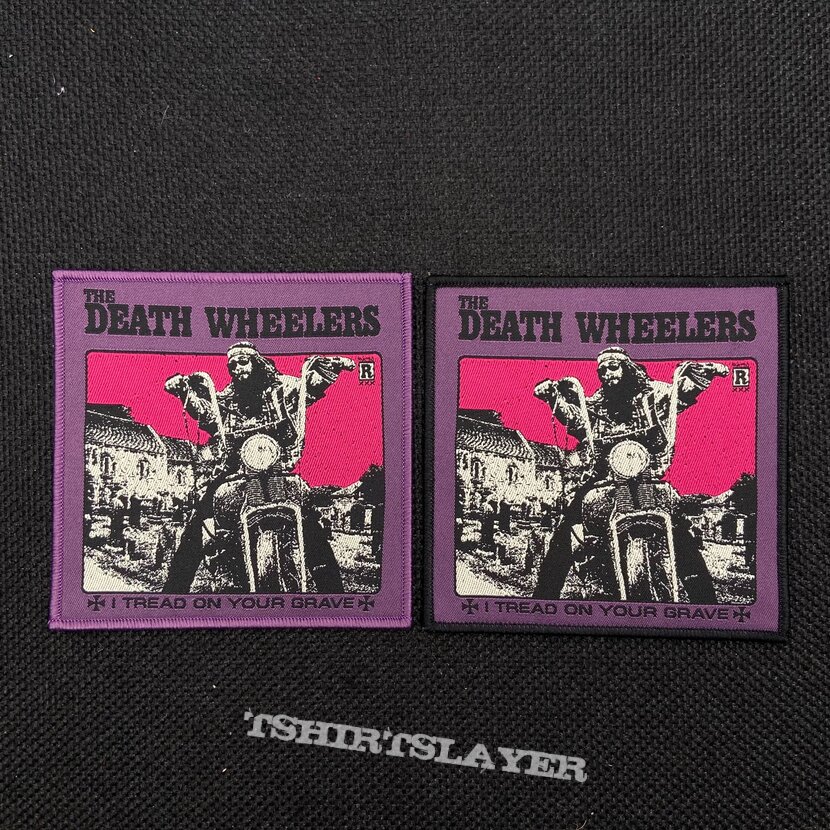 The Death Wheelers - I Tread On Your Grave woven patch