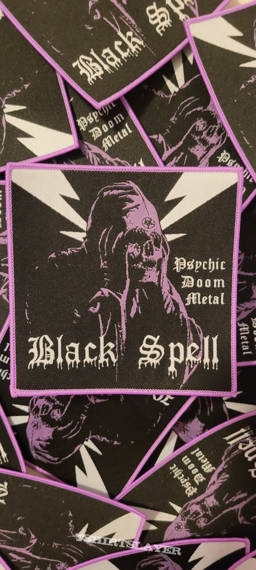 Black Spell - Psychic Doom Metal official woven patch