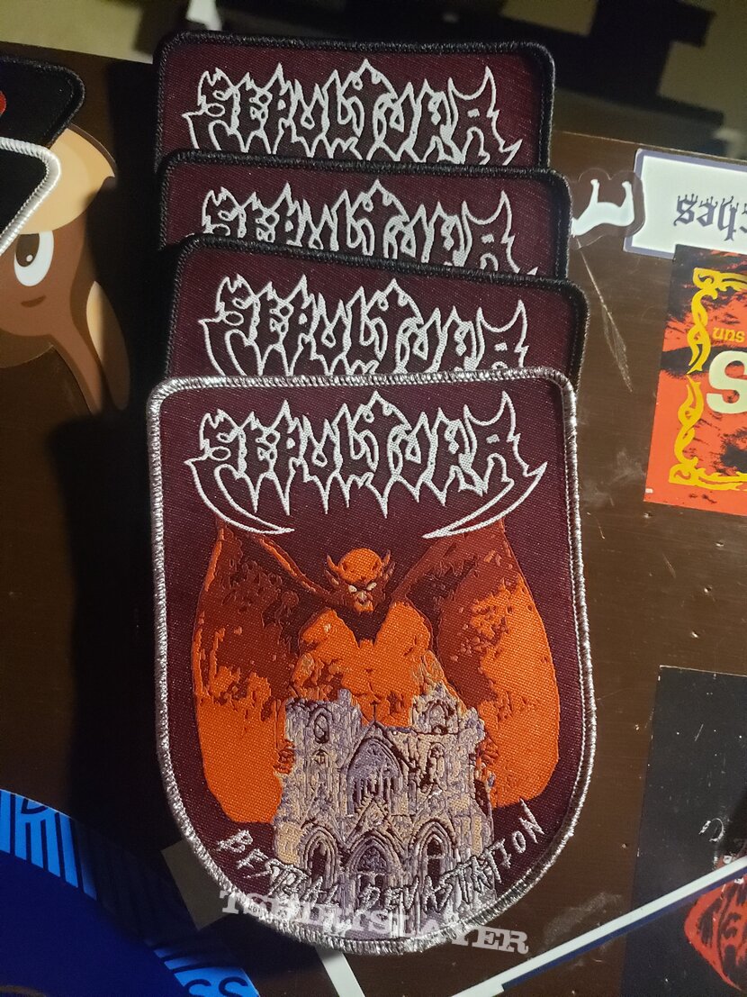 Sepultura - Bestial Devastation woven patch