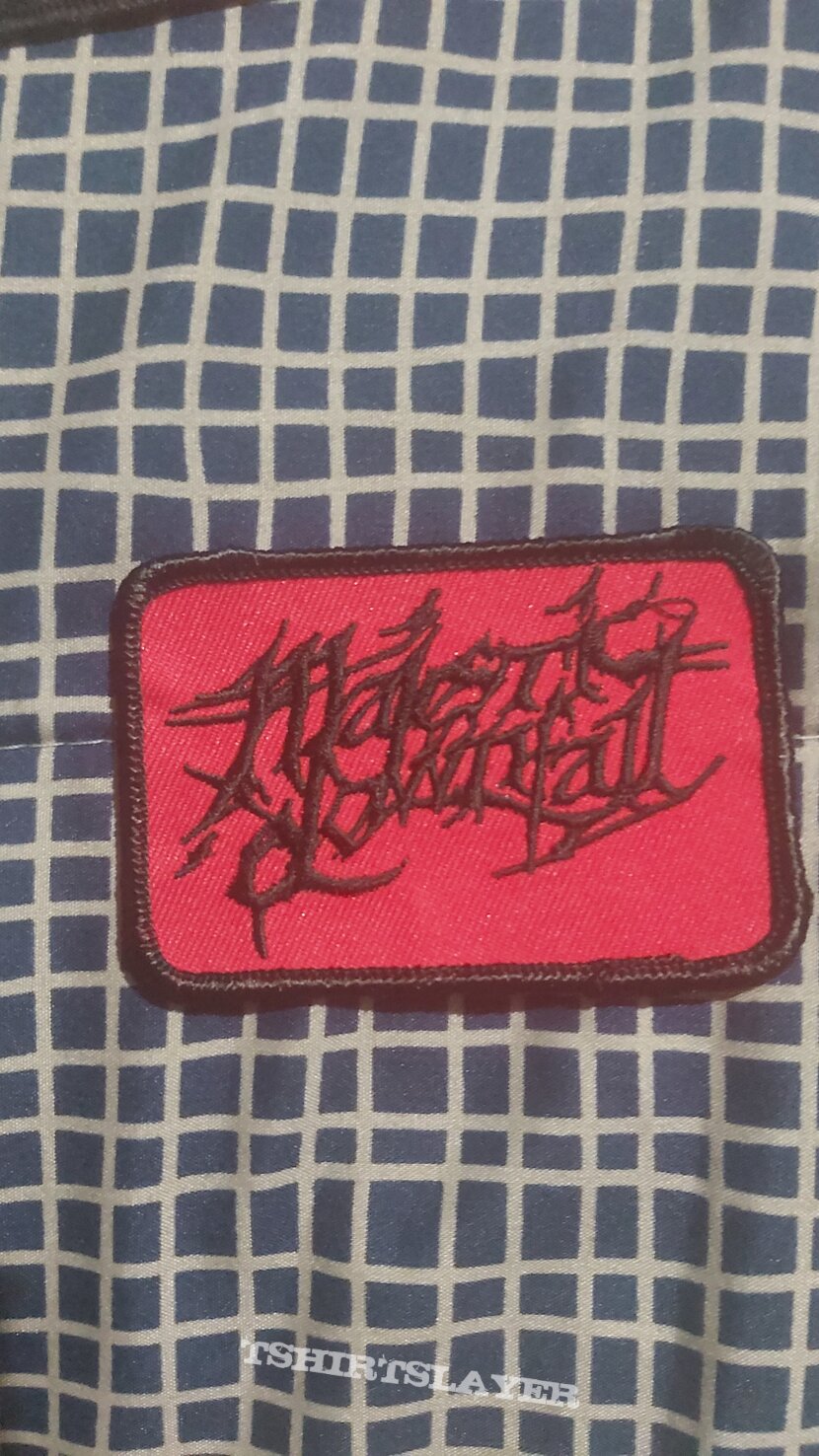 Majestic downfall embroidered patch