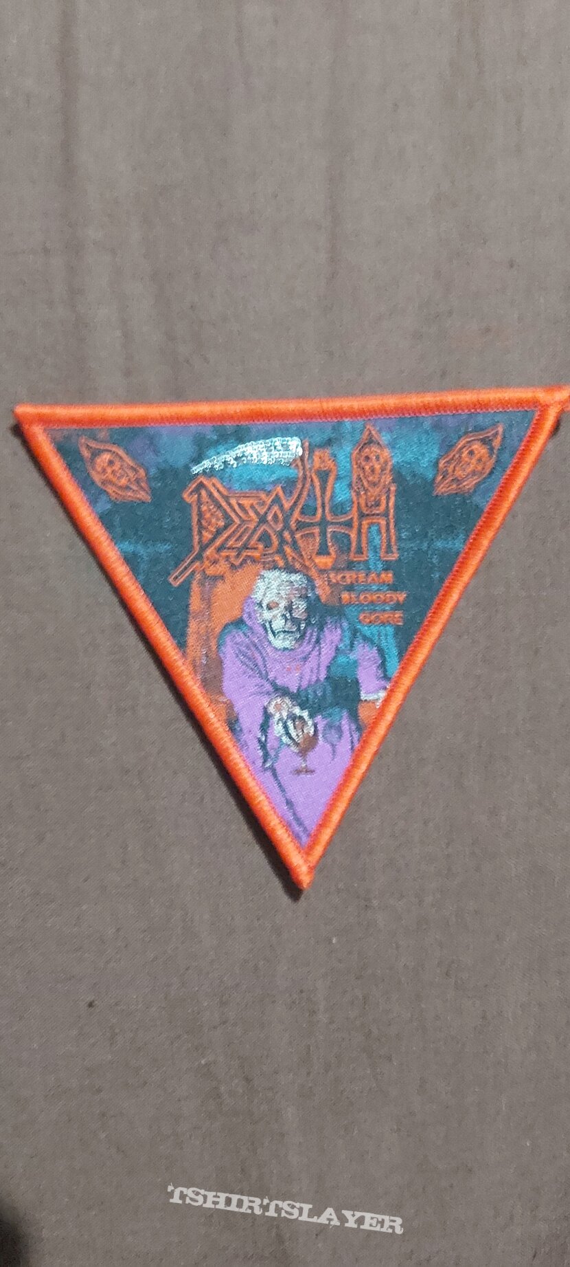 Death Scream bloody gore triangle patch