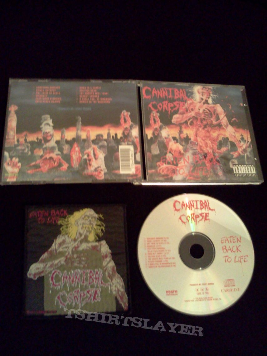 Other Collectable - Cannibal Corpse - Eaten Back To Life - CD &amp; Patch
