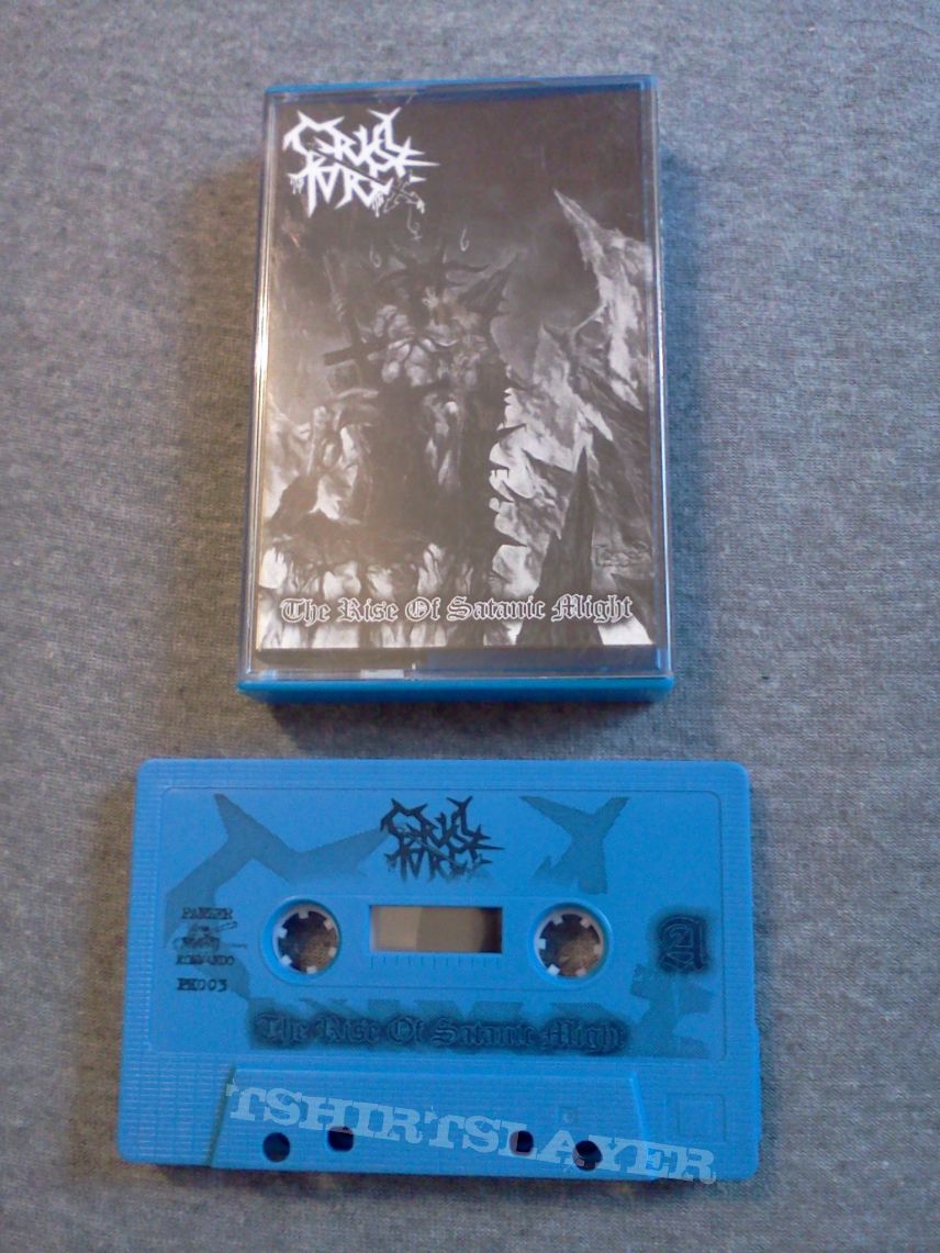 Other Collectable - Cruel Force &#039;The Rise Of Satanic Might&#039; cassette lim. 350