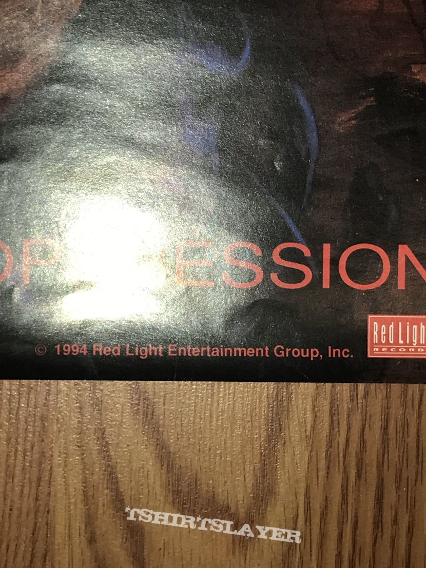 Oppressor - Solstice Of Oppression - Red Light Records - Promotional Poster