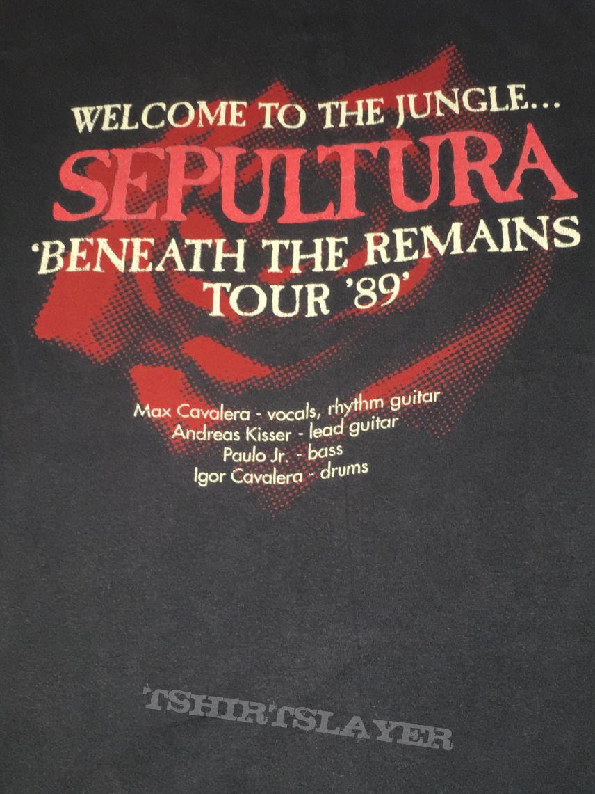 Sepultura - Beneath The Remains Tour 1989