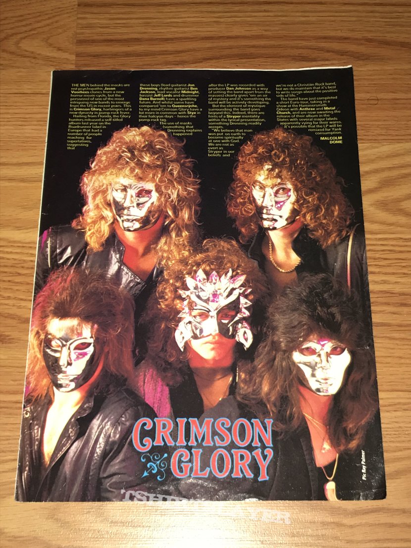 Crimson Glory - Poster Collection