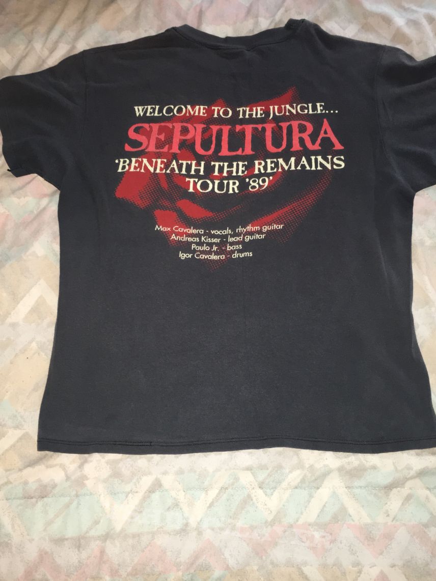 Sepultura - Beneath The Remains Tour 1989