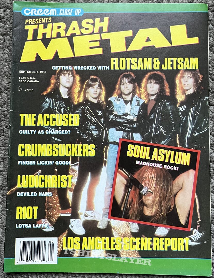 Flotsam &amp; Jetsam Thrash Metal - September, 1988