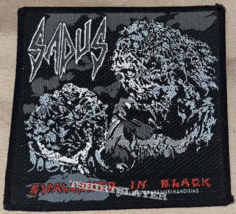Sadus - Swallowed in Black - Woven Patch