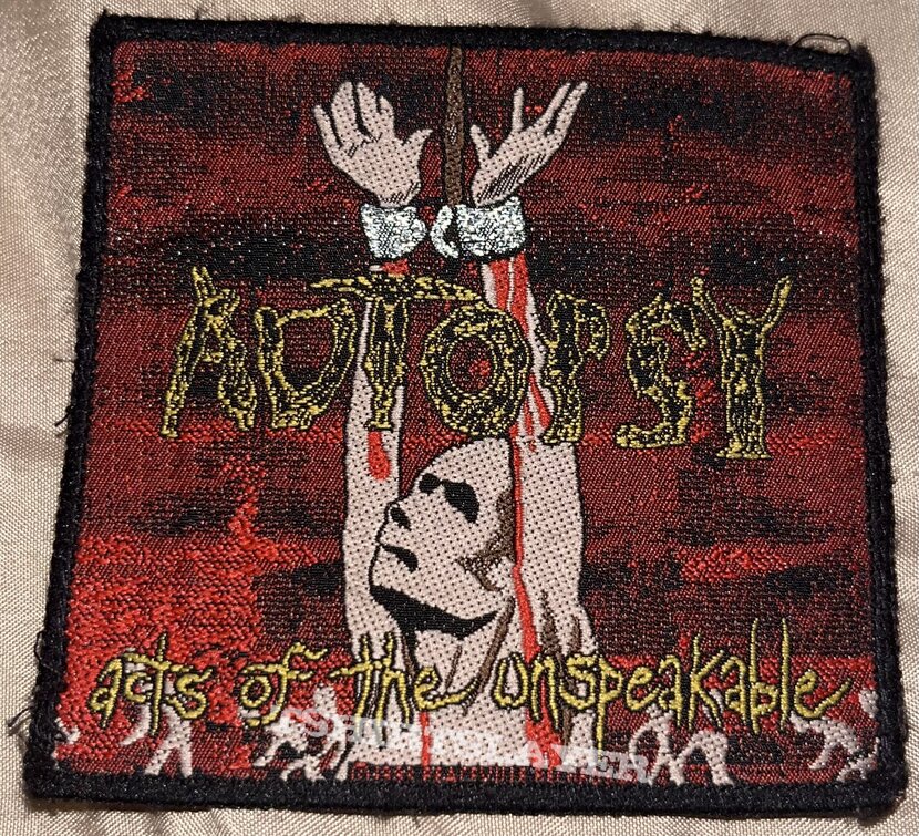 Autopsy - Acts of the Unspeakable - Woven Patch