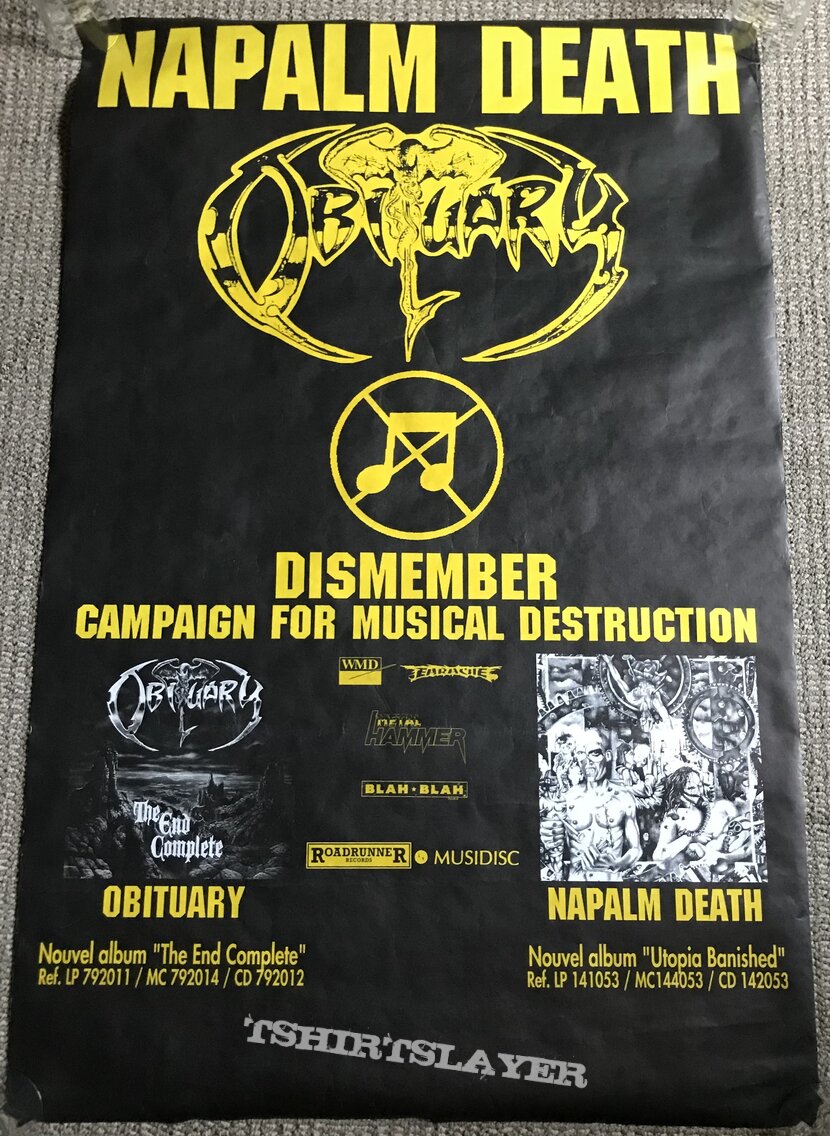 Napalm Death - Poster Collection