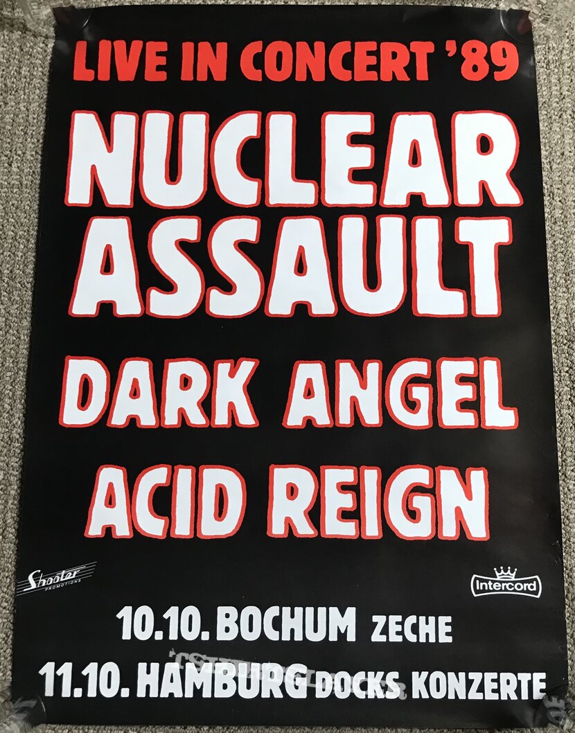 Acid Reign - Advertisements + Concert Poster