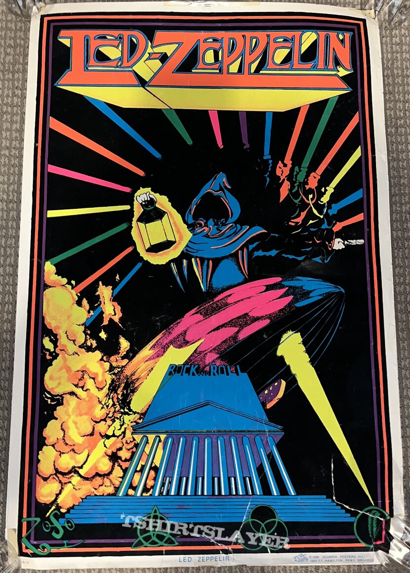 Led Zeppelin- Blacklight poster I