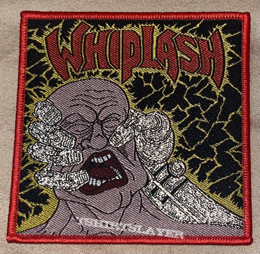 Whiplash - Power and Pain - Woven Patch